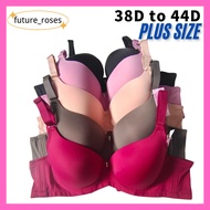 D cup 38D-44D Plus size Ladies bra with wired Women bra Baju dalam wanita saiz besar ada dawai ada b