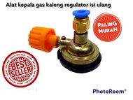 Adaptor kepala gas kaleng penghubung selang alat refill gas