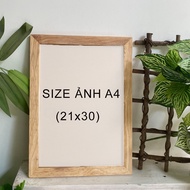 Wooden wall picture frame - certificate photo frame A4 20x30 21x30 A5 15x21