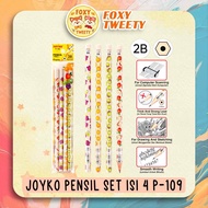 JOYKO Pencil 2B Fruity Pencil 1 Set of 4 Pcs - P 109