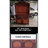 Siap Pasang Lampu Promotion LHT Indian Altar Prayers Cabinet / Hindu Prayer 4ft lht