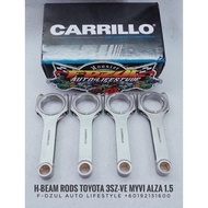 Carrillo H Beam Connecting Rods Toyota 3SZ-VE Myvi 1.5 Alza