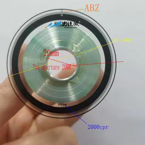 HEDS-9040#T00 sensor optical encoder 2000CPR code disk code whool 50mm avago