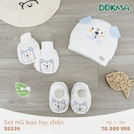 Ds524 Set Oak Wood Newborn Gloves