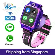 Footprints 4G Smart Kids Watch WIFI SIM Watch 2024 New Kids Smart Watch Phone 4G Whats app Video Cal