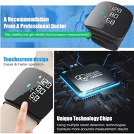 Curved touch screen Digital Blood Pressure Monitor Wrist Blood Pressure BP Voice Sphygmomanometer