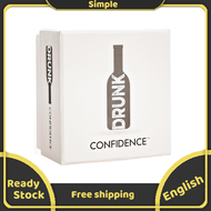 DRUNK CONFIDENCE Card Game Drinking Challenges Family Party Funny Brave Game