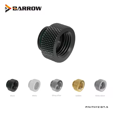 Barrow G1/4 " Thread 7.5mm Extender Male To Female Computer Water Cooling Build Fittings,TNYZ-G7.5