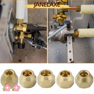 JANELAXE932JN Flare Tube Fittings, 5/16" 1/8" 3/4" Thicken Brass Flare Nut,  1/4" 3/8"1/2" Copper Nu