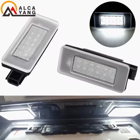 Led License Plate Lights For Nissan Serena C27 Altima Suzuki Landy Dacia Duster Auto Tail Lamps 2651