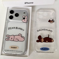 Cute Bear Rabbit Case For Redmi A7 Pro 13 13X 15C 15 Note 15 5G A5 Note 15 Pro + 5G Note 14 Pro Plus