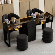 Glass Table Chair Cream Manicure Manicure Table Set Slate Manicure Style All Solid Wood Single Manic