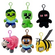 Minecraft Doll Plush Pendant Kuli Pasteve Zombies End Shadow Dragon Creative Cube Doll Pendant #G3.2