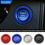 【FY】  Car Start Ignition Engine Start Stop Button Ring Cover Trim Sticker Button Decoration For Land