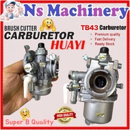 Original Huayi Carburetor TB43 Tu43 TL43 Bg430 Tb52 Grass Cutter Carburetor Mesin Rumput