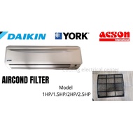 Aircond filter wall split 🔻1hp/1.5hp/2hp/2.5hp🔺
