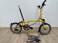 全新BROMPTON C LINE / 6速 / YELLOW / M6L (冇貨架)