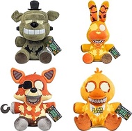 Funko Pop! Five Nights at Freddy's Dreadbear Plush Set of 4 - Dreadbear, Grim Foxy, Jack-O-Bonnie and Jack-O-Chica