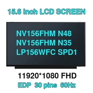 15.6 inch B156HAN02.1 NV156FHM N48 NV156FHM N35 LP156WFC SPD1 Laptop Screen Matrix Panel IPS FHD 192