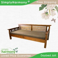 SHSB Daybed / Daybed Jati Minimalis Single / Kerusi Kayu Jati Daybed