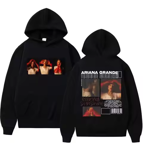 Singer Ariana Graphic Hoodie Yes, and? Eternal Sunshine Album Sweatshirt Men Women's Vintage Hip Hop