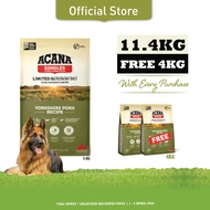 Super Deals! ACANA Freeze-Dried Infused Yorkshire Pork 11.4kg + 4kg