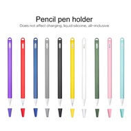 For Pencil 2 Case Soft Silicone Holder Stylus Pen Cover Compatible For  Ipad Air 4 10.9 2020 10.2 Touch Protective