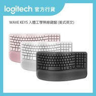 Logitech - WAVE KEYS 無線人體工學鍵盤 (石墨灰) | 官方行貨