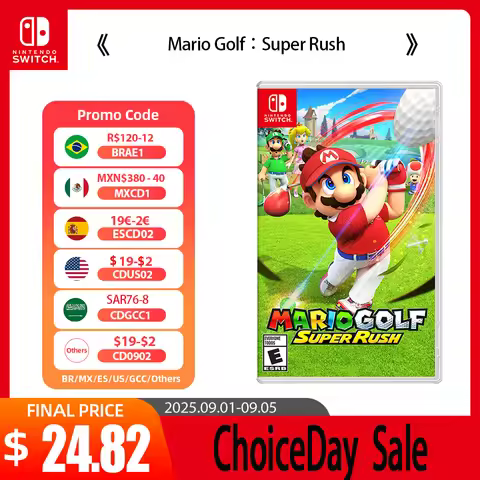 Nintendo Switch Game Deals - Mario Golf：Super Rush - Games Physical Cartridge Support TV Tabletop Ha