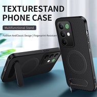 Casing For Realme C85 Pro RealmeC85 C85Pro 4G 5G Carbon Fiber Leather Phone Case Bracket Shockproof 
