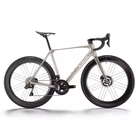 SAVA AEROX SLR9 Full Carbon Fiber Electronic Shift Road Bike competition road bike equipped with SHI