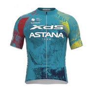 2025 Captain Astana Edition Long Short-Sleeved Cycling Jersey Tour de France Cycling Jersey Mountain