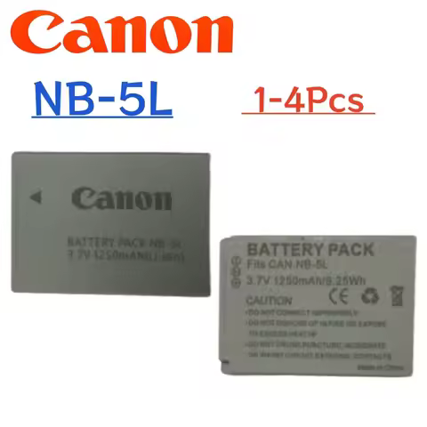 Original 1250mAh NB-5L Bateria NB 5L NB5L Battery for Canon Powershot S100 SX200 SX210 IS SX230 HS S