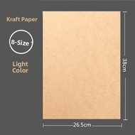 Thickened White Card Paper Black Art Drawing Paper Handmade Leatherlike Surface 4K 8K A4 A3 Size for