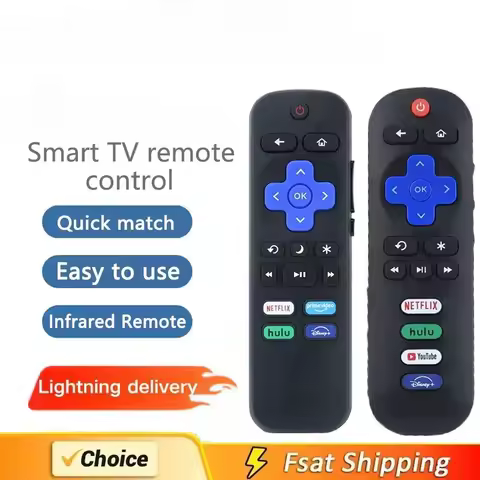 1/3PCS Replacement Remote Applicable for Roku TV 55UP120 32S4610R 50FS3750 32FS3700 32FS4610R 32S800