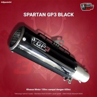 KNALPOT RACING 3SUARA SPARTAN GP ORIGINAL 150CC 3SUARA FULLSYSTEM