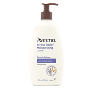 Aveeno Stress Relief Moisturizing Body Lotion with Lavender Scent, Natural Oatmeal to Calm & Relax,