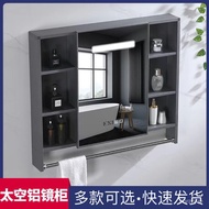 superior productsBathroom Mirror Cabinet Wall-Mounted Mirror Box Bathroom Storage Waterproof Storage Dressing Mirror Cab