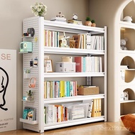Multi-Layer Shelf Iron Simple Drawing Steel Household Bookcase Book Shelf Shelf Living Room Art Floo