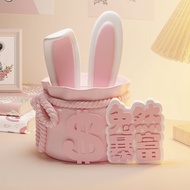 2023 Rabbit Children Girls Piggy Bank Can't Only Enter 2022 Piggy Bank Piggy Bank Coin Bank Ornament