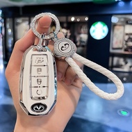 Dedicated Infiniti QX60/Q50L Key Cover QX50/QX55 Car High-End Protective Buckle Bag Men Women Car Ac