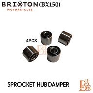 BRIXTON BX150 ORIGINAL REAR SPROCKET HUB DAMPER BUSH 4PCS