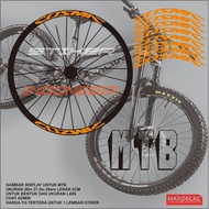COZMIC mtb bicycle rim stickers mtb accessories