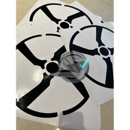 (Ready Stock ) S1110#  Rim Sticker Proton Saga Premium S vinyl decal  Sticker