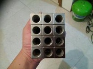 ■萬磁王■方形環形強力磁鐵-18x18x10mm(直孔12mm)-磁化水機磁鐵