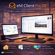 eM Client Pro 10 v10.4 Lifetime For Windows | Email Client Software | Outlook Alternative Mail Tool