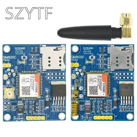 SIM800C GSM Development Board – Quad-band Module with SMS, Bluetooth compatible, TTS & DTMF for IoT