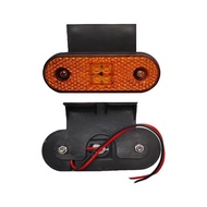 ◕✓10x 4LED Red 24V truck Side marker light +bracket 24V Rear clearance Lamp for Heavy duty Truck Trailer Lorry tractor F