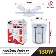 หลอดไฟ LED ทรงใบพัด 120W 150W 180W 200W หลอดไฟใบพัด หลอดไฟติดเพดานห้อง ไฟเพดาน ไฟขายของตลาดนัด ไฟแฉก หลอดไฟสว่างมาก ผ่านมาตรฐาน มอก. ขั้วE27