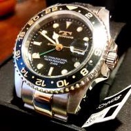 何必買玩具9成9新瑞士Technos GMT不銹鋼...